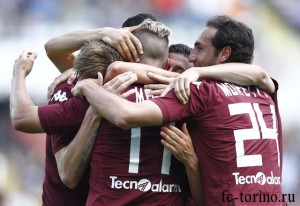 Foto LaPresse - Spada 17 05 2015 Torino (Italia) Sport Calcio Torino  - Chievo  Campionato di Calcio Serie A TIM 2014 2015 - Stadio " Olimpico  " Nella foto: esultanza dopo il gol maxi lopez 1-0  Photo LaPresse - Spada 17 05 2015 Turin  (Italy) Sport Soccer Torino - Chievo  Italian Football Championship League A TIM 2014 2015 - " Olympic Stadium  " In the pic: celebrates after scoring maxi lopez 1-0