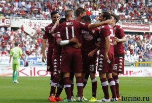 Foto LaPresse - Spada 17 05 2015 Torino (Italia) Sport Calcio Torino  - Chievo  Campionato di Calcio Serie A TIM 2014 2015 - Stadio " Olimpico  " Nella foto: esultanza dopo il gol maxi lopez 1-0  Photo LaPresse - Spada 17 05 2015 Turin  (Italy) Sport Soccer Torino - Chievo  Italian Football Championship League A TIM 2014 2015 - " Olympic Stadium  " In the pic: celebrates after scoring maxi lopez 1-0